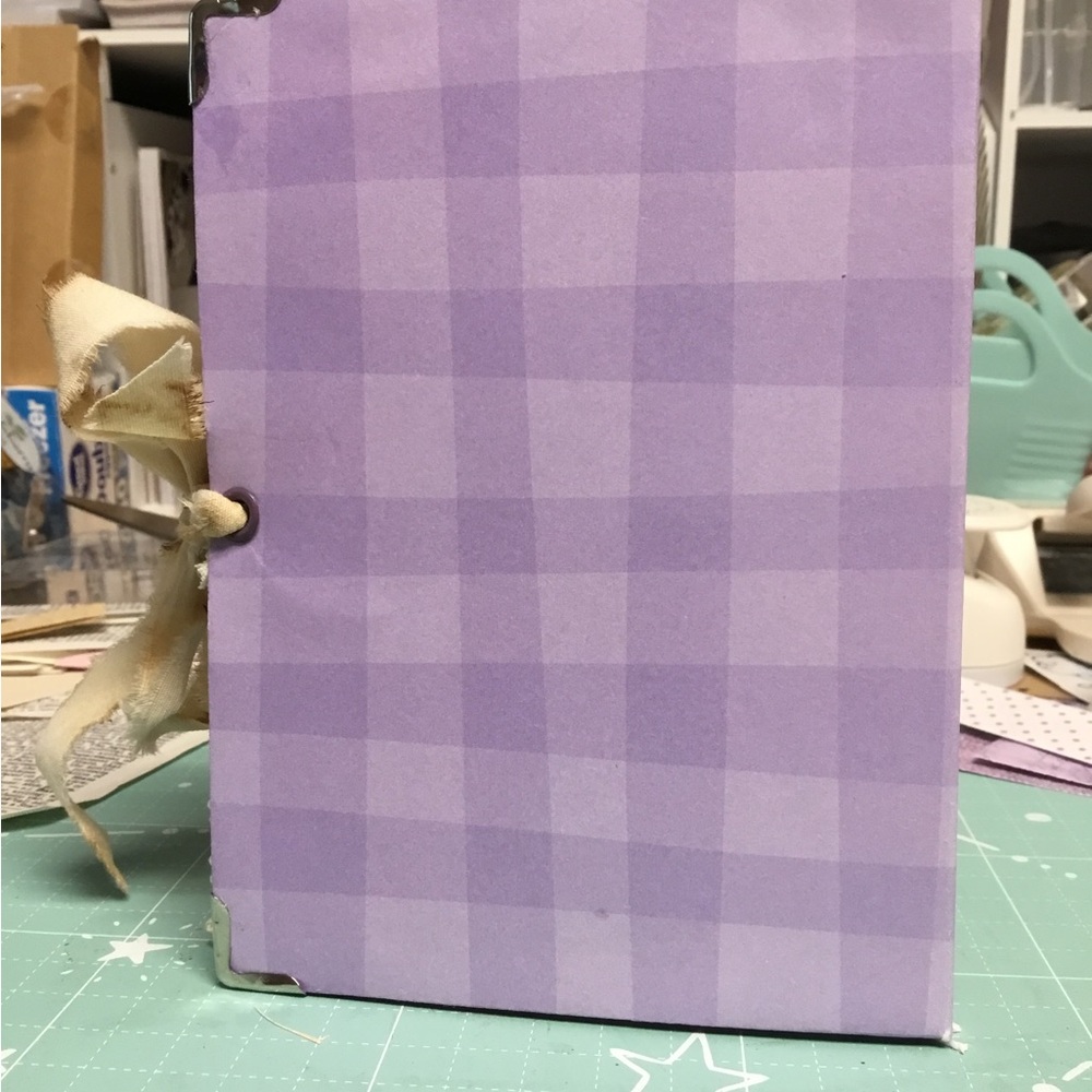 Handmade journal. Lavender themed journal - Picture 3 of 10